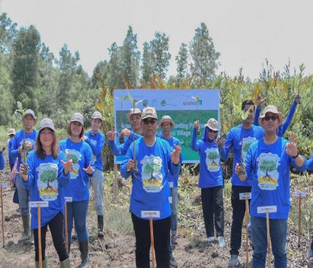 Launching Program Community-Based Mangrove Conservation Programme di Bengkalis (foto/zulkarnain)